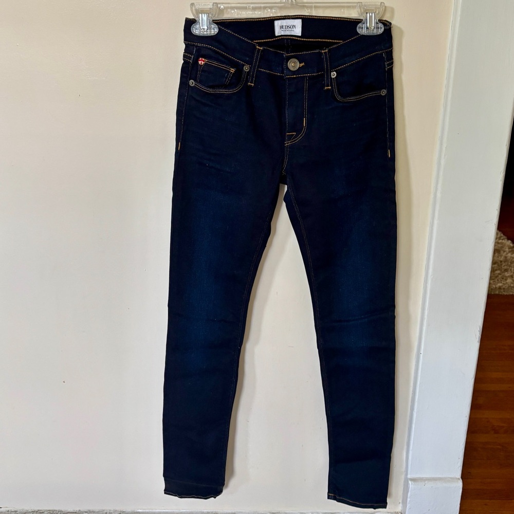 Hudson Krista Low-Rise Super Skinny, Elysian Denim in DLIL, size 26 NWT